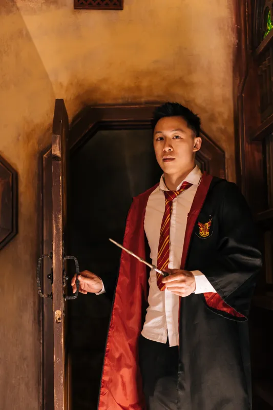 who created fictional character harry potter